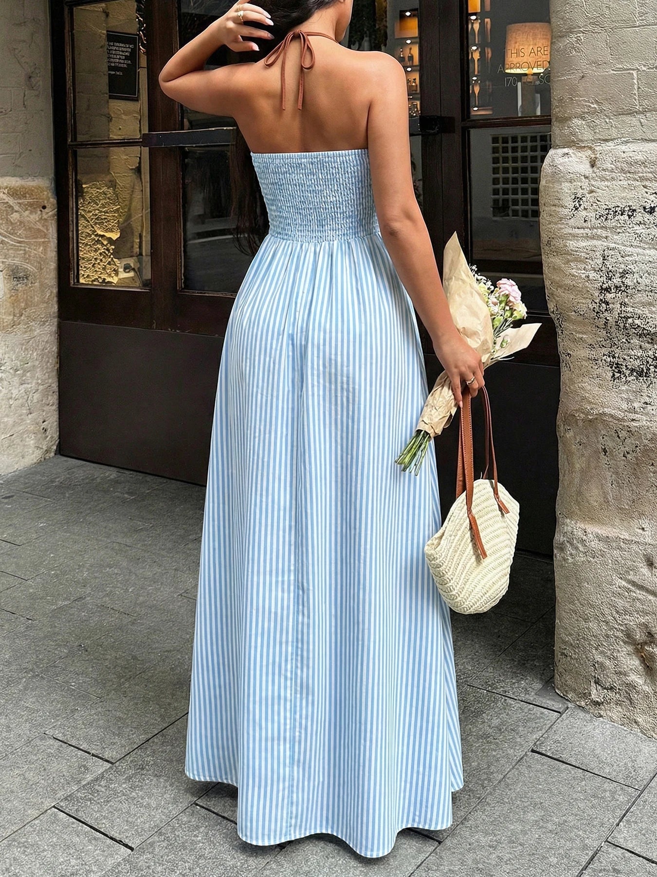 Vestito a righe sunny Chloeglow™ - Azzurro