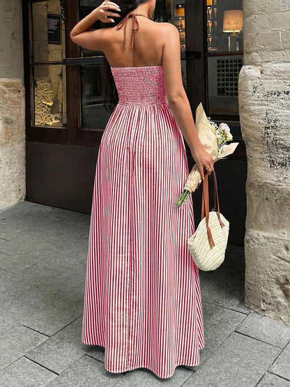 Vestito a righe sunny Chloeglow ™ Rosso