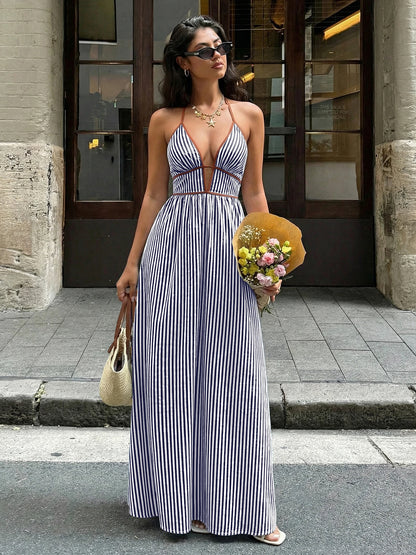 Vestito a righe sunny Chloeglow™ - Blu