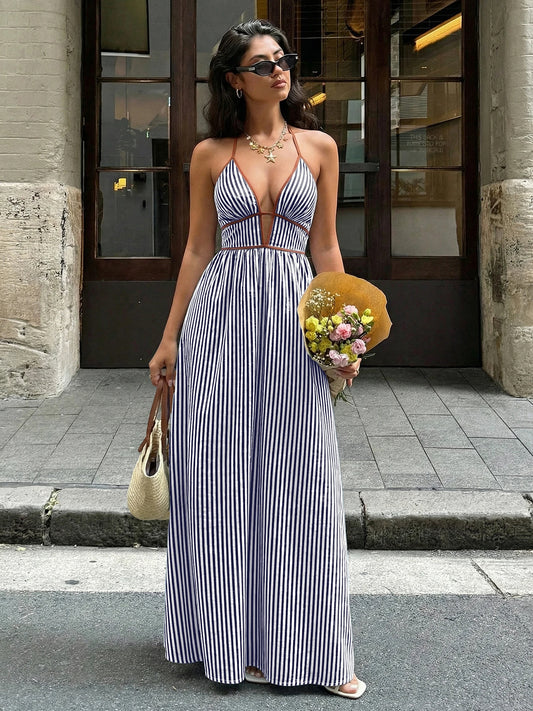 Vestito a righe sunny Chloeglow™ - Blu